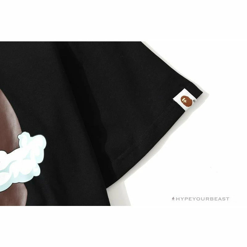 Hypeyourbeast Clothes BAPE Co-Branded Fly Boy Tee Shirt 'BLACK' 6 Hypeyourbeast Clothes BAPE Co-Branded Fly Boy Tee Shirt 'BLACK'
