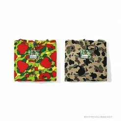 Hypeyourbeast BAPE Shark Head STA Star Camouflage Hoodie 'GREEN'