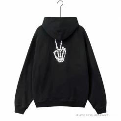 HypeYourBeast BCG Smile Hoodie Black Hoodies & Jackets