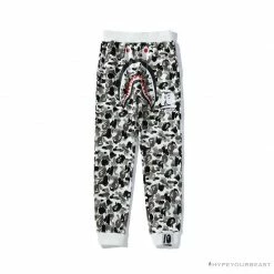 Hypeyourbeast BAPE Chinese Style Ink Camouflage 10th Anniversary Limited Pants 'WHITE'