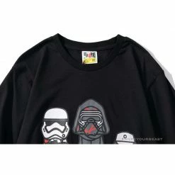 Hypeyourbeast BAPE X Star Wars Collaboration Black Warrior Tee Shirt 'BLACK' 12 Hypeyourbeast BAPE X Star Wars Collaboration Black Warrior Tee Shirt 'BLACK'