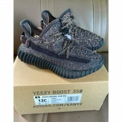 HypeYourBeast Adidas Yeezy Boost 350 V2 'Static Black Reflective' (Infant)