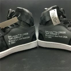 Hypeyourbeast Off White X Jordan 1 X LV Black