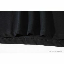 Hypeyourbeast BAPE Baby Milo Blue Shark Hat Little Monkey Tee Shirt 'BLACK' Clothes