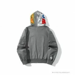 Hypeyourbeast BAPE Digital Pixel Camouflage Hoodie 'GREY' Clothes