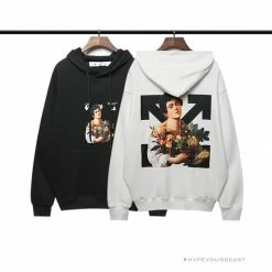 HypeYourBeast Off White Hoodie White Fruits