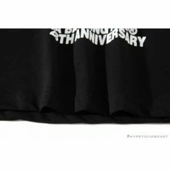 Hypeyourbeast BAPE Ape Man Head 28th Anniversary Camouflage Color Block Tee 'BLACK'