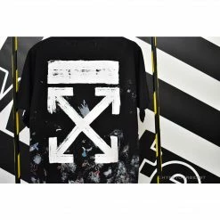 Hypeyourbeast OFF-WHITE Hot Starry Sky Fireworks Tee Shirt