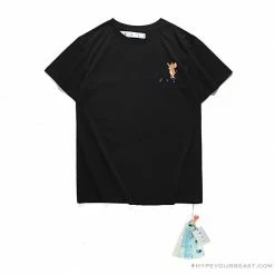 Hypeyourbeast T-Shirts OFF-WHITE Classic Animated Tom And Jerry Arrow Tee Shirt 'BLACK'