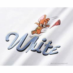 Hypeyourbeast OFF-WHITE Summer Tom And Jerry Print Tee Shirt 'WHITE' T-Shirts