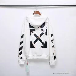 Hypeyourbeast OFF-WHITE Angel Jesus Religious Print Hoodie 'WHITE'