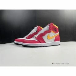 HypeYourBeast Air Jordan 1 Retro High Light Fusion Red