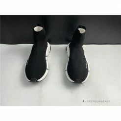 Hypeyourbeast BCG Sock Sneakers Black / White Sole Balanciaga Sock Sneakers