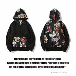 HypeYourBeast Bape Camo Hoodie Logo