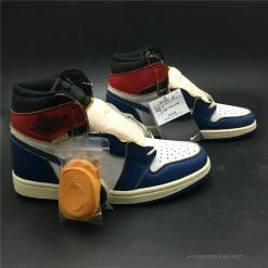 Hypeyourbeast Jordan 1 Retro High Union Los Angeles Storm Blue Blue Toes