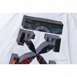 HypeYourBeast Hoodies & Jackets Off White Hoodie Fighter - White 18 HypeYourBeast Hoodies & Jackets Off White Hoodie Fighter - White