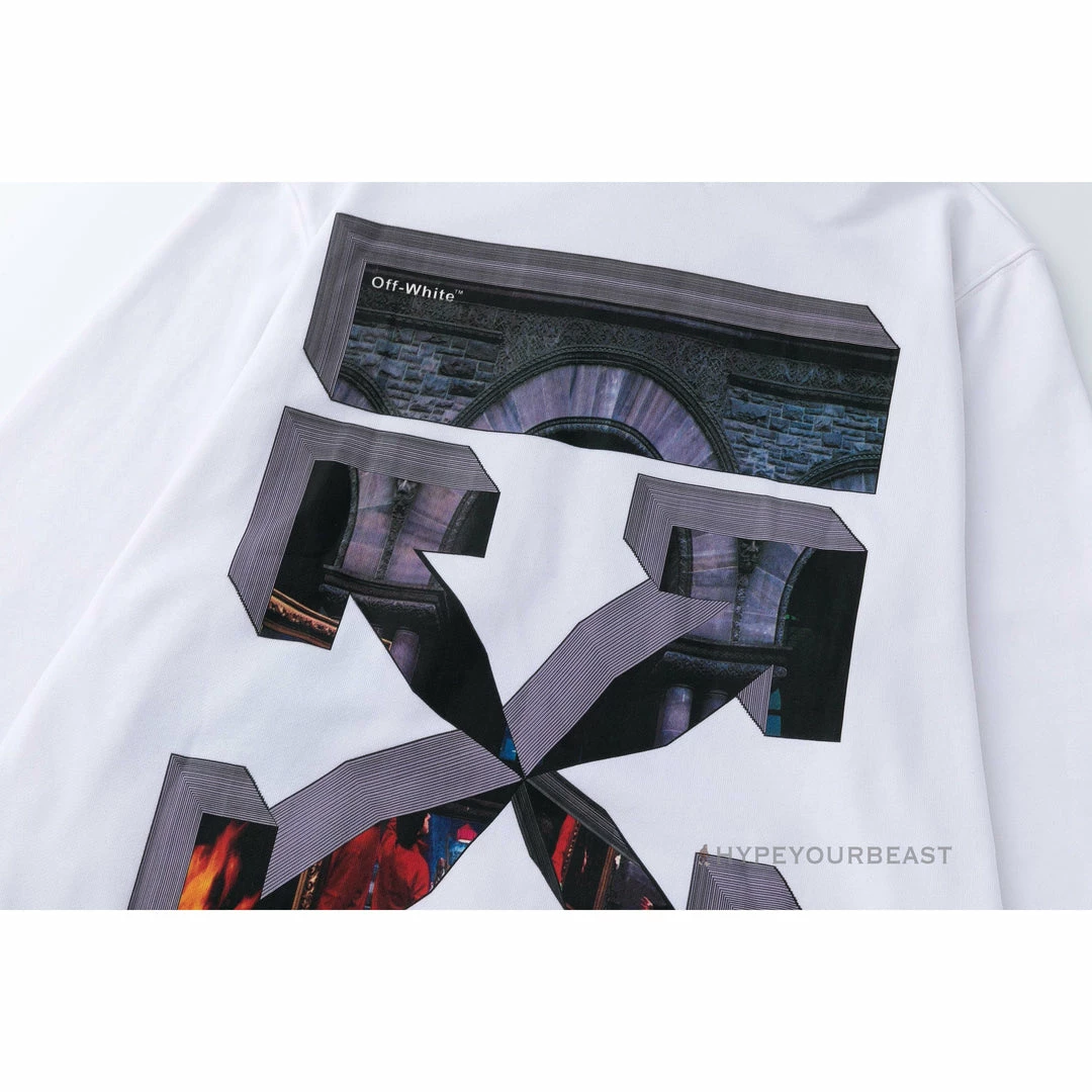 HypeYourBeast Hoodies & Jackets Off White Hoodie Fighter - White 7 HypeYourBeast Hoodies & Jackets Off White Hoodie Fighter - White