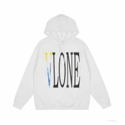 HypeYourBeast Vlone Hoodie Blue Yellow Logo (White)
