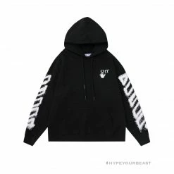 HypeYourBeast Off-White Hoodie Hallow Black Hoodies & Jackets