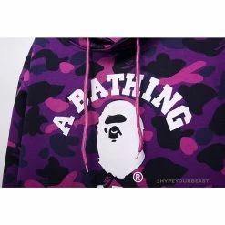 Hypeyourbeast BAPE X Bathing Ape Head Camouflage Hoodie 'PURPLE' 16 Hypeyourbeast BAPE X Bathing Ape Head Camouflage Hoodie 'PURPLE'