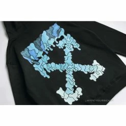 HypeYourBeast Hoodies & Jackets Off White Hoodie Black BLUE