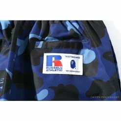 Hypeyourbeast Clothes BAPE X RUSSELL ATHLETIC Drawstring Camouflage Pants 'BLUE' 20 Hypeyourbeast Clothes BAPE X RUSSELL ATHLETIC Drawstring Camouflage Pants 'BLUE'