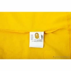 Hypeyourbeast BAPE KIDS Small Net Pocket Ape Man Head Tee Shirt 'YELLOW' Clothes