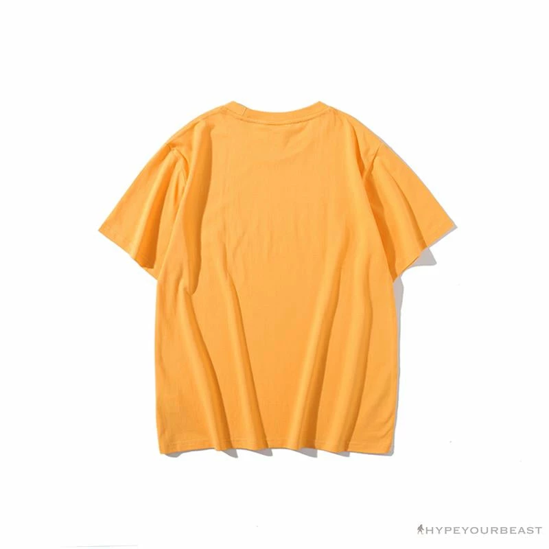 Hypeyourbeast Clothes BAPE Little Ape Head Colorful Classic Tee Shirt 'YELLOW' 2 Hypeyourbeast Clothes BAPE Little Ape Head Colorful Classic Tee Shirt 'YELLOW'