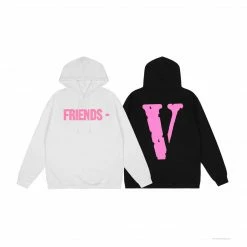 HypeYourBeast Hoodies & Jackets Vlone Hoodie White Pink