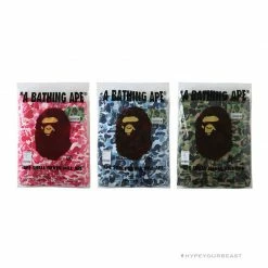 HypeYourBeast Clothes BAPE Camo Hoodie Shark Head PINK