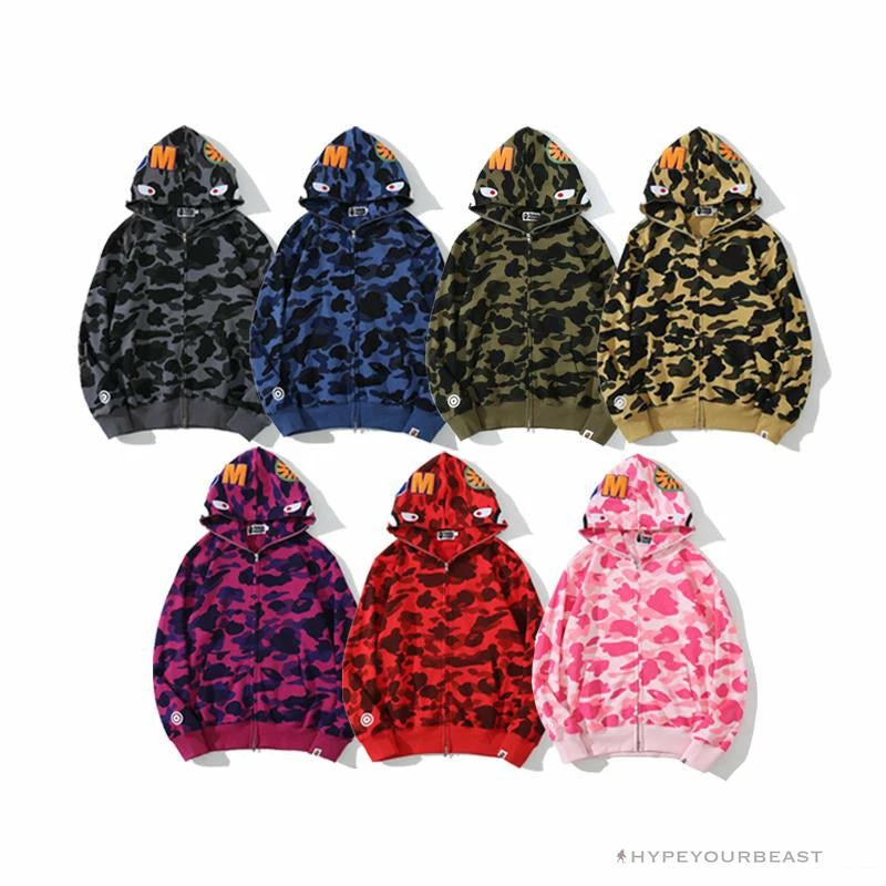 Hypeyourbeast BAPE Camo Hoodie Shark Head 'PURPLE' 5 Hypeyourbeast BAPE Camo Hoodie Shark Head 'PURPLE'