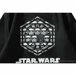 Hypeyourbeast Clothes BAPE X Star Wars Collaboration Windbreaker Jacket 'BLACK'