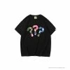 Hypeyourbeast Clothes BAPE Camouflage Three-Color Question Mark Tee Shirt 'BLACK'