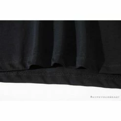 Hypeyourbeast Clothes BAPE Baby Shark Blue Shark Tee Shirt 'BLACK'