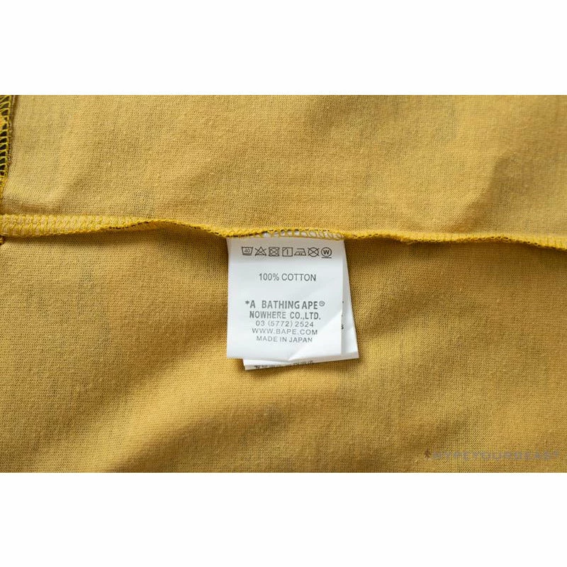 Hypeyourbeast Clothes BAPE KIDS Color Ape Head Camouflage Tee Shirt 'YELLOW' 10 Hypeyourbeast Clothes BAPE KIDS Color Ape Head Camouflage Tee Shirt 'YELLOW'