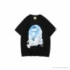 Hypeyourbeast BAPE Japan Limited Edition Mt. Fuji Sakura Tee Shirt 'BLACK'
