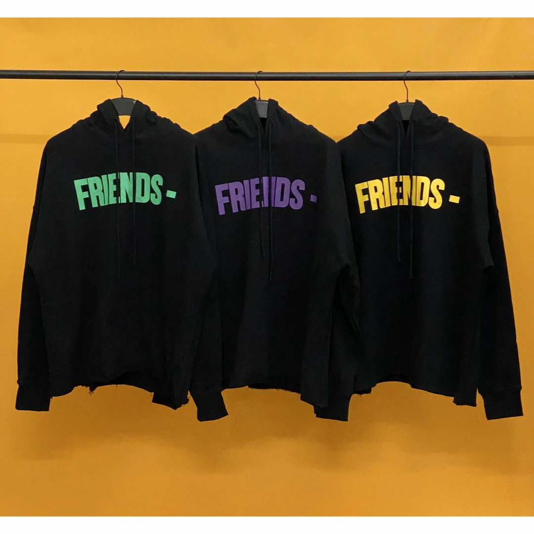 HypeYourBeast Hoodies & Jackets Vlone Green And Black Friends Hoodie 4 HypeYourBeast Hoodies & Jackets Vlone Green And Black Friends Hoodie