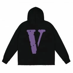 HypeYourBeast Hoodies & Jackets Vlone Purple And Black Friends Hoodie