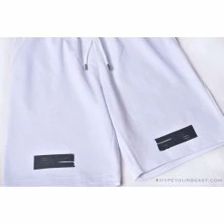 Hypeyourbeast OFF-WHITE Classic Seeing Things Shorts 'WHITE' 14 Hypeyourbeast OFF-WHITE Classic Seeing Things Shorts 'WHITE'