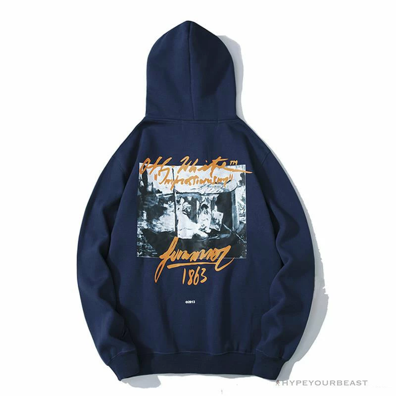 Hypeyourbeast OFF-WHITE CO VIRGIL ABLOH 1863 Monet Hoodie 'BLUE' Hoodies & Jackets 2 Hypeyourbeast OFF-WHITE CO VIRGIL ABLOH 1863 Monet Hoodie 'BLUE' Hoodies & Jackets