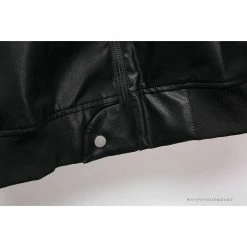 Hypeyourbeast OFF-WHITE 20FW New Logo Hooded Leather Jacket Black Hoodies & Jackets 28 Hypeyourbeast OFF-WHITE 20FW New Logo Hooded Leather Jacket Black Hoodies & Jackets