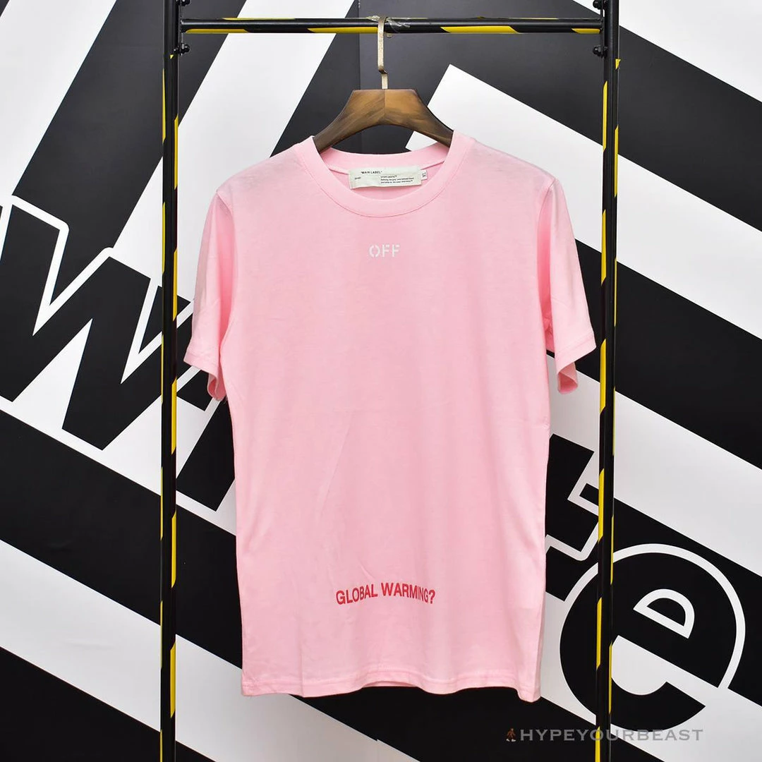 Hypeyourbeast OFF-WHITE Sakura Tee Shirt 'PINK' T-Shirts 1 Hypeyourbeast OFF-WHITE Sakura Tee Shirt 'PINK' T-Shirts