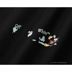 Hypeyourbeast OFF-WHITE Mickey Limited Arrow Tee Shirt 'BLACK' T-Shirts