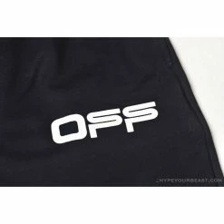 Hypeyourbeast OFF-WHITE Cabin Cabbage Shorts 'BLACK' Pants 9 Hypeyourbeast OFF-WHITE Cabin Cabbage Shorts 'BLACK' Pants