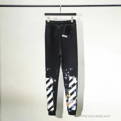 Hypeyourbeast OFF-WHITE Pants Black Paint 26 Hypeyourbeast OFF-WHITE Pants Black Paint