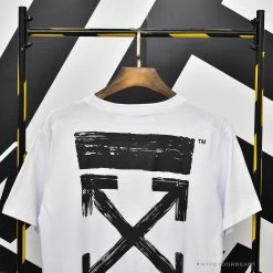 Hypeyourbeast OFF-WHITE Seeing Things Arrow Tee Shirt 'WHITE' T-Shirts