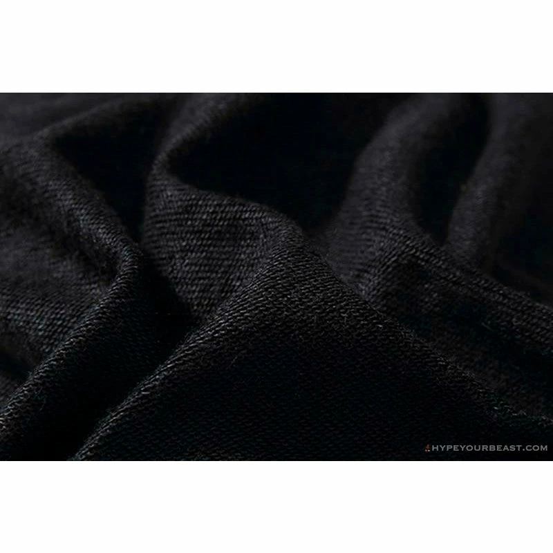 Hypeyourbeast OFF-WHITE Classic Wave Oil Painting Cotton Terry Long Sleeve Shirt 'BLACK' Shirts 10 Hypeyourbeast OFF-WHITE Classic Wave Oil Painting Cotton Terry Long Sleeve Shirt 'BLACK' Shirts