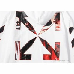 Hypeyourbeast Hoodies & Jackets OFF-WHITE Skull And Writing Hoodie 'WHITE'