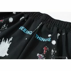 Hypeyourbeast Pants OFF-WHITE Hot Starry Sky Fireworks Shorts 'BLACK' 26 Hypeyourbeast Pants OFF-WHITE Hot Starry Sky Fireworks Shorts 'BLACK'
