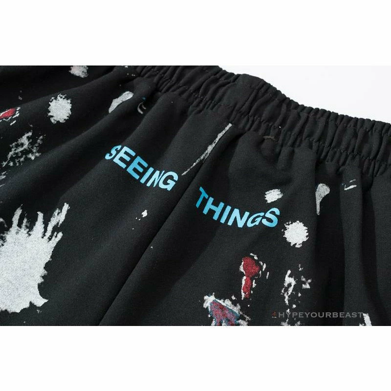 Hypeyourbeast Pants OFF-WHITE Hot Starry Sky Fireworks Shorts 'BLACK' 12 Hypeyourbeast Pants OFF-WHITE Hot Starry Sky Fireworks Shorts 'BLACK'